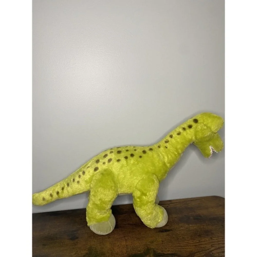 Build a Bear green spotted brachiosaurus‎ BAB plush exclusive soft dinosaur
